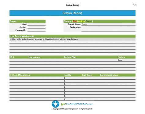 Project Status Report Templates Word Excel Ppt Weekly Staff Report