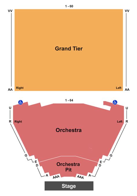 King Center For The Performing Arts Seating Chart Star Tickets