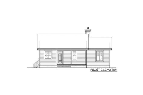 Cottage With 2 Bedrooms And A Spacious Porch Area For A Rear Sloping