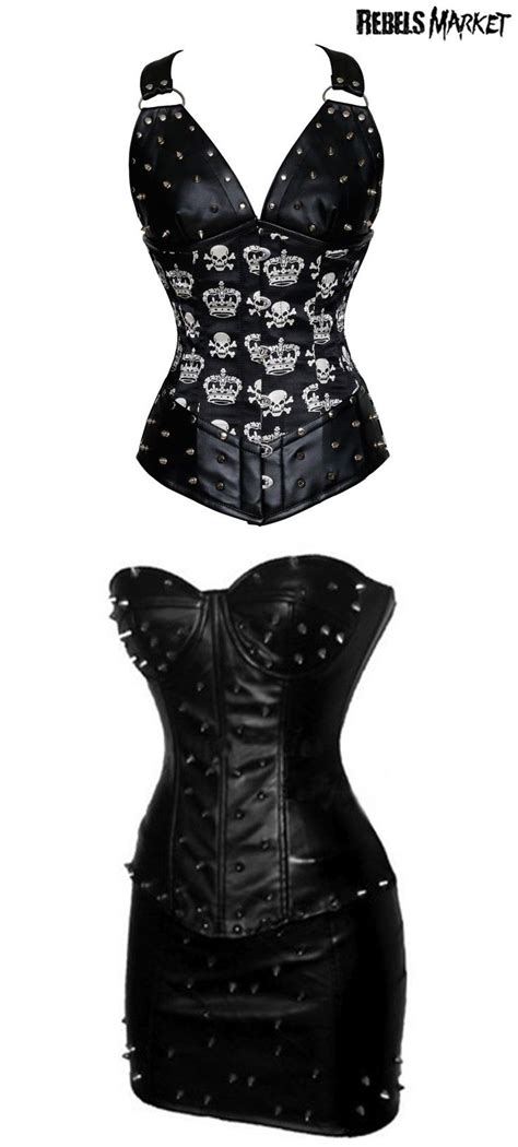 Shop Goth Studded Corsets At Rebelsmarket Fashion Edgy Fashion