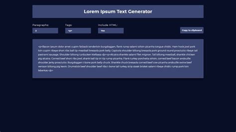 Lorem Ipsum Text Generator App React Youtube