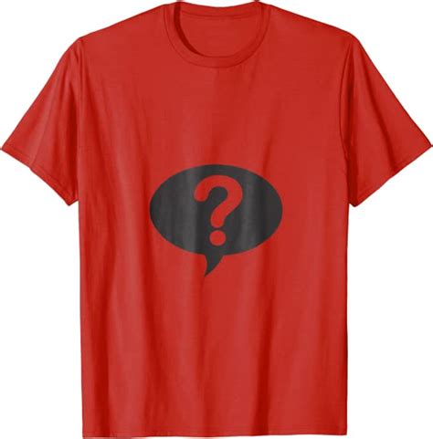 Funny Question Mark T Shirt Clothing
