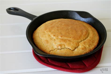 Cast Iron Skillet Cornbread Mom Wife Busy Life