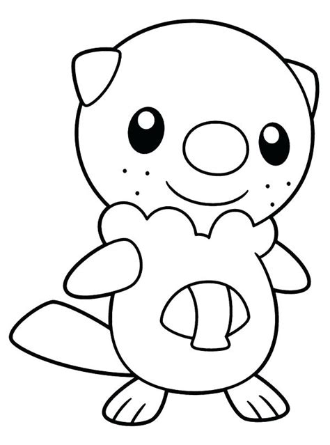 This animation character only has 4 colors with yellow as the dominant. Pokemon Coloring Pages Cute at GetDrawings | Free download