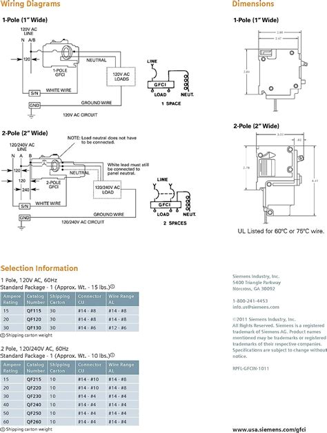 2 Pole Gfci Breaker Wiring Diagram For Your Needs