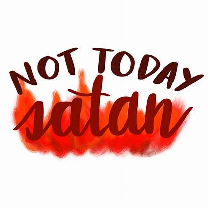 Sticker Today Funny Stickers Transparent Quotes Satan