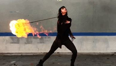 Rope Dart Fire Fans Grunge Aesthetic Aesthetic Gif Fire Dancer