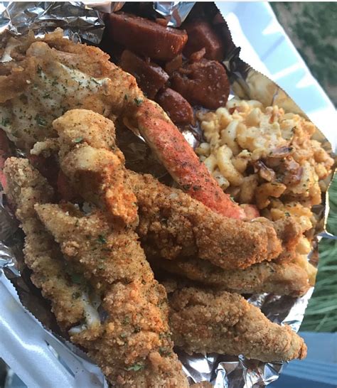 Delicious Deep Fried Crab Legs And Fish Recipe