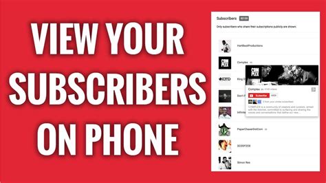 How To Check Who Is Subscribed To Your Youtube Channel On Mobile Youtube