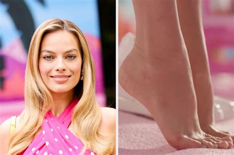 Margot Robbie Reveals Secrets Behind Barbie Movie Foot Scene Huffpost