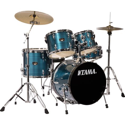 Tama Ip58chlb Imperialstar 5 Piece Drum Set With Cymbals