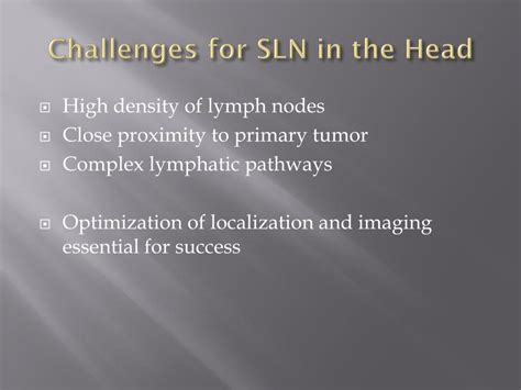 Ppt Role Of Sentinel Lymph Node Biopsy In Head And Neck Cancer