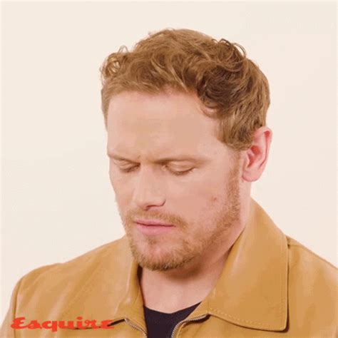 Confused Sam Heughan Confused Sam Heughan Esquire Discover