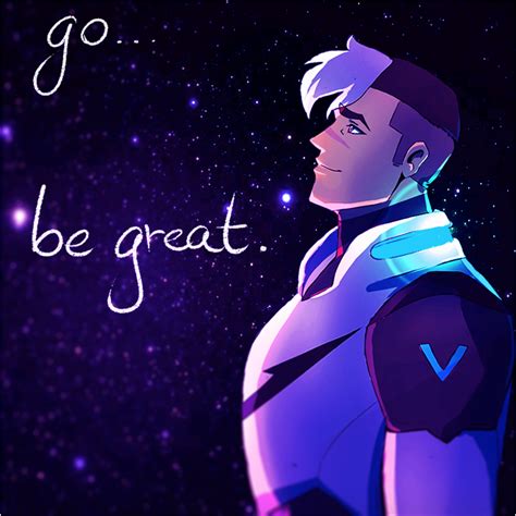 Go Be Great Shiro In The Sparkling Night Sky Of Stars From Voltron