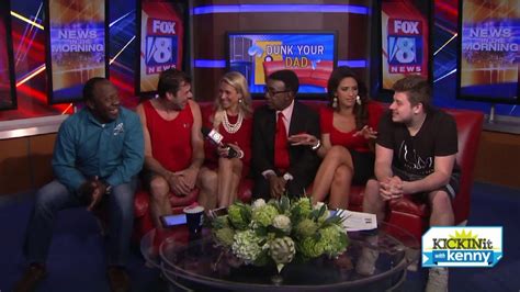 Dunk Your Dad Winner Joins Fox 8 Anchors On The Red Couch Youtube
