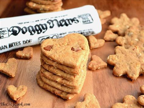 Peanut Butter Bacon Dog Treats The Cozy Cook