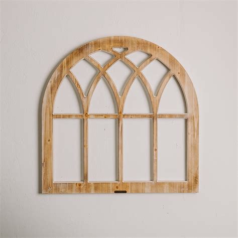 Arched Wooden Window Frame Wooden Window Frames Frame Wall Decor