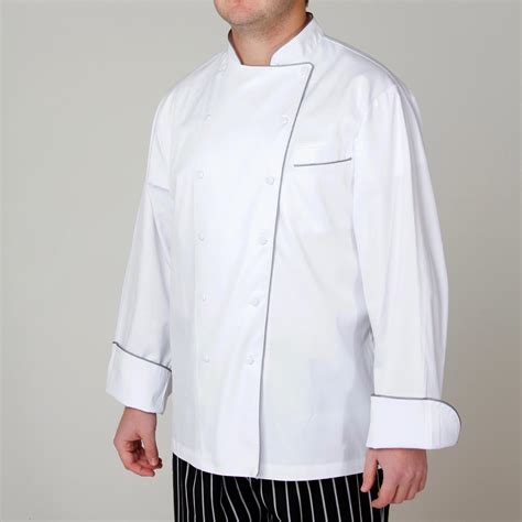 Unisex Slim Long Sleeve Executive Royal Cotton Chef Coat Cw4100hr