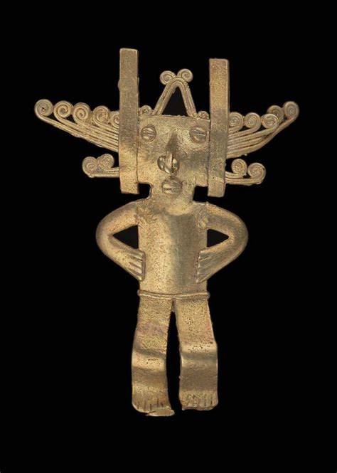 Human Effigy Pendant Quimbaya Ad 5001530 Gold 1 Ancient Aliens