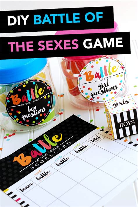 Battle Of The Sexes Questions Printable Game The Dating Divas