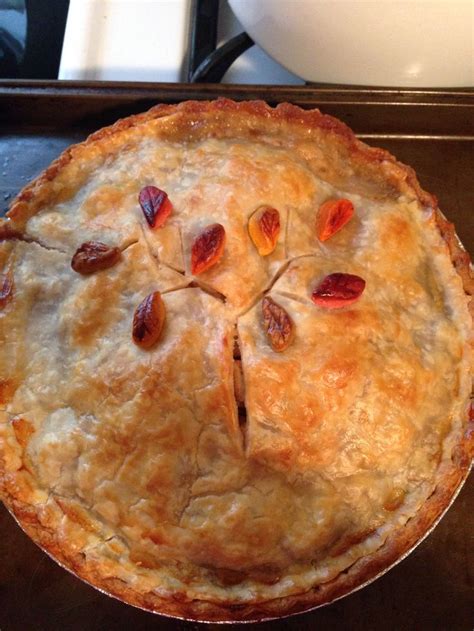 Autumn Leaves Apple Pie Pie Food Desserts