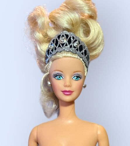 Barbie Doll Nude Blonde Green Eyes Mackie Face S Tnt Ooak Updo