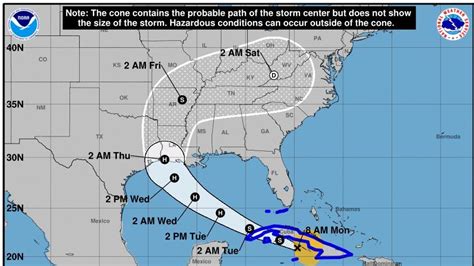 Hurricane Laura Maps Live Track On Path Spaghetti Models