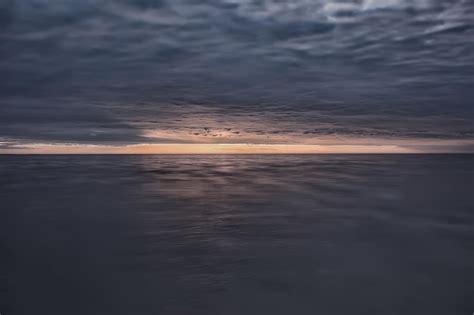 Premium Photo Abstract Sunset On The Lake Landscape Water And Sky