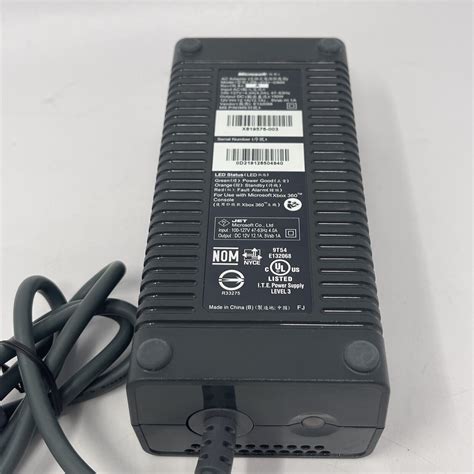 Xbox 360 Ac Power Supply Adapter Microsoft Model Pb 2151 03mx Brick 12v