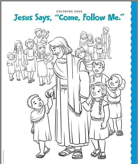 19 Following Jesus Coloring Pages Free Printable Coloring Pages