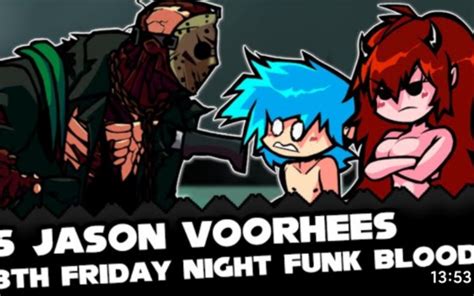 Fnf Vs Jason Voorhees 13th Friday Night Funk Blood All Game Over