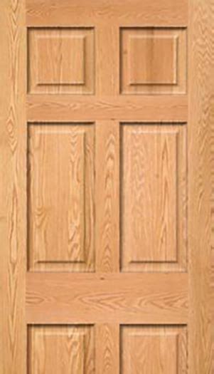26 X 78 Raised 6 Pnl Oak Finish Interior Door Mobile Home Parts Pro