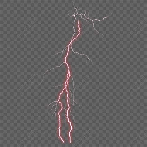 Pink Fantasy Lightning Effect Lightning Material Light Effect Png