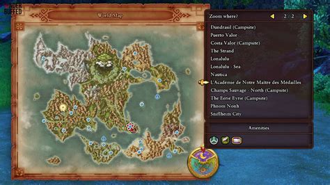 Dragon Quest 11 World Map Locations Map Of Florida