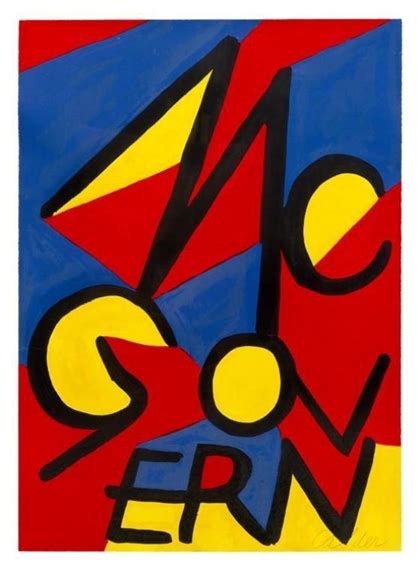 Alexander Calder Mcgovern 1972 Mutualart