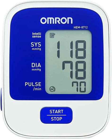 Omron Automatic Blood Pressure Monitor Hypertension Indicator