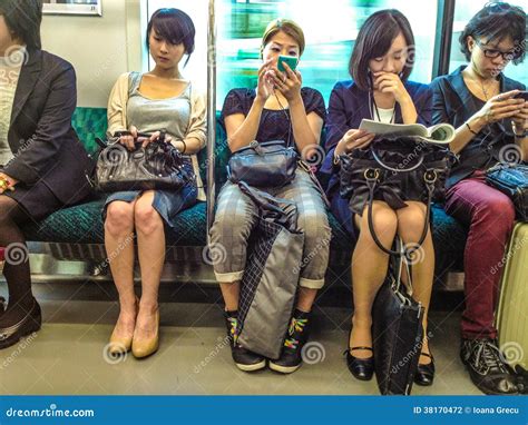 Japanese Commuters Editorial Photography Image Of Commuting 38170472