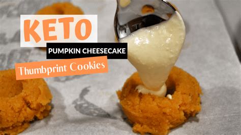 Pumpkin Cheesecake Keto Thumbprint Cookies Healthy Ambitions