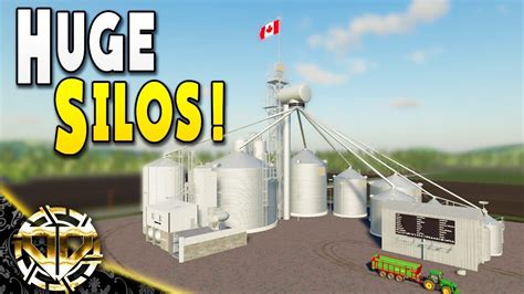 Huge Grain Silos Storage For Days Farming Simulator 19 Gameplay