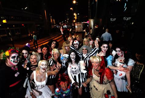 Halloween In Newcastle Partygoers Come Out In Force As Halloween Gets Underway Chronicle Live
