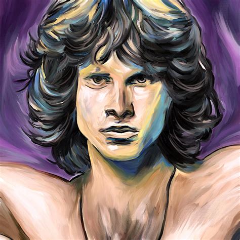Jim Morrison Painting By Amarok A