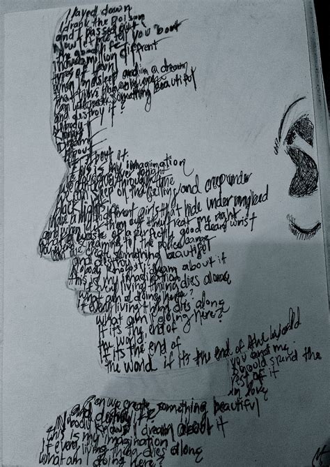 Disasterology Beautiful Lyric Art Pierce The Veil Lyrics I Love You Drawings Sketches Of