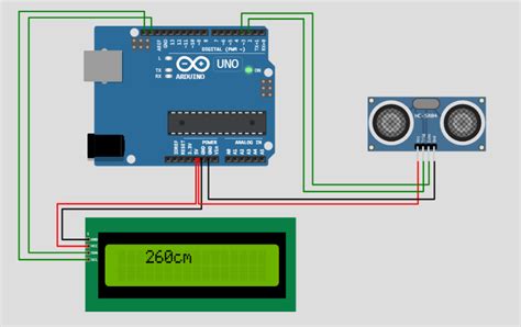 Arduino 16x2 Lcd Display With Distance Sensor Arduino Project Hub