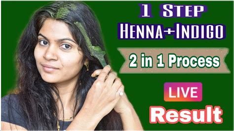 One Step Henna Indigo Process Tried And Demo 2 In 1 Step For Natural