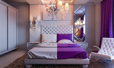 Modern Purple Bedroom Colors