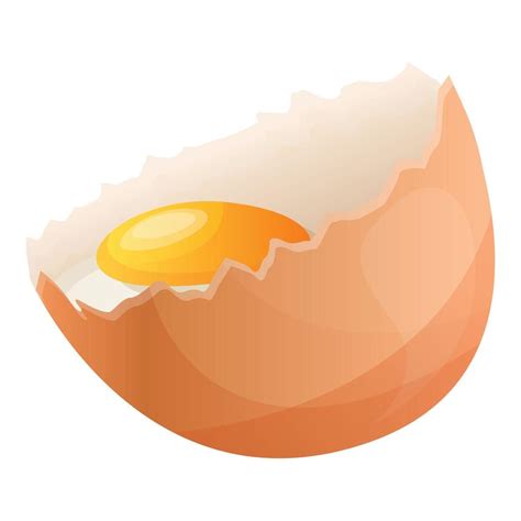 Half Eggshell Icon Cartoon Style 14186716 Vector Art At Vecteezy
