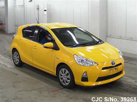 2012 Toyota Aqua Yellow For Sale Stock No 39268 Japanese Used Cars