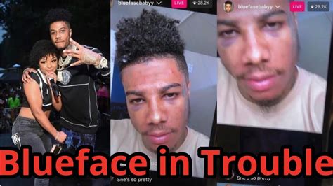 Chrisean Rock Gave Blueface 2 Black Eyes After He Went Live Youtube