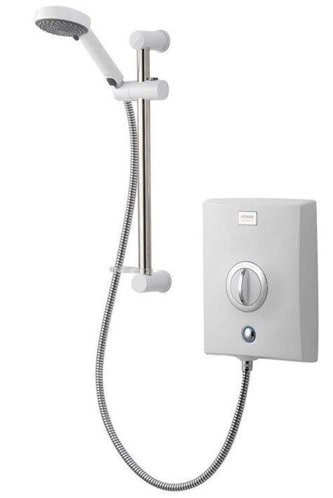 Aqualisa Quartz 85kw Electric Shower White And Chrome Qze8521