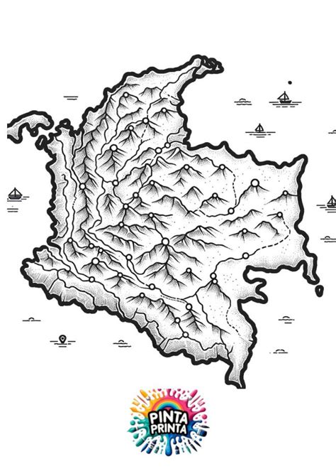 Dibujos De Mapas De Colombia Para Colorear Dale Color Ahora